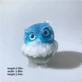 thumbnail image 3 of Mini Owl Ornament Crystal Gravel Handcrafted Figurine, Unique Stylish Compact Versatile Accent Decor Piece, Sentimental Gift Trinket for Interior Living Space Automobile Interior Display, 3 of 7