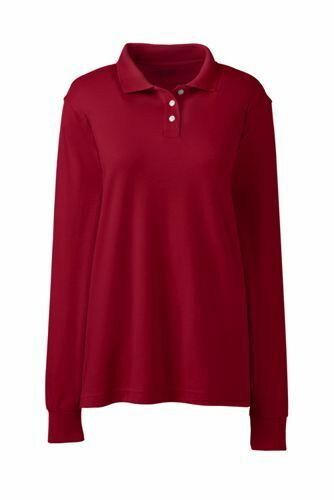 Tall Long Slv Interlock Polo Shirt 