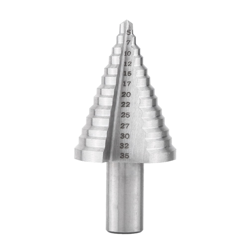 Wood Board Aluminum Step Drill Bit PVC 1PC High Speed Steel Step Drill Bit 5mm-35mm Wood Metal Drilling Tool for Thin Iron Sheet Wood Board Aluminum Step Drill Bit PVC 1PC High Speed Steel Step Drill Bit 5mm-35mm Wood Metal Drilling Tool for Thin Iron Sheet