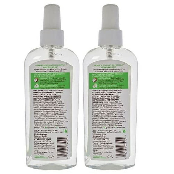 Palmers Coconut Oil Formula Moisture Boost Strong Roots Spray Hair Spray Unisex 5.1 oz Pack of 2