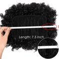thumbnail image 4 of SAYFUTShort Afro Kinky Curly  Hair Wigs for Women Synthetic Hair Extension Short Curly Afro Wigs Full Head Ponytail Hairpieces,X-Large 120G, 4 of 7