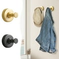 thumbnail image 1 of Xihbxyly Gancho para Ropa de Aleación de Oro, Diseño Elegante, Resistente Al Óxido y a La Deformación, Gran Capacidad de Carga, Fácil Instalación, Apto para Pared, Ideal para El Hogar y La Entrada, 1, 1 of 4