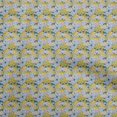 thumbnail image 1 of oneOone Cotton Jersey Yellow Fabric Leaves Sewing Craft Projects Fabric Prints By Yard 58 Inch Wide, 1 of 5