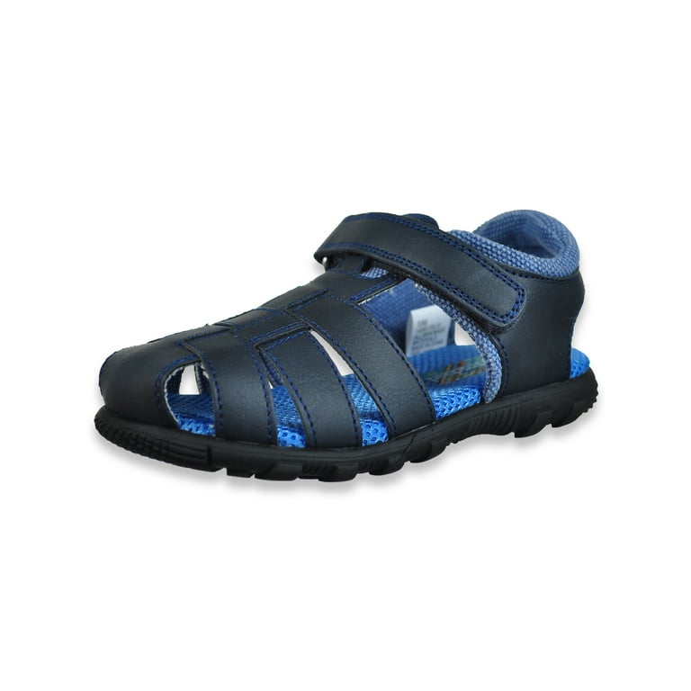 Scott and David Boys Felix Closed Toe Sandals navy 12 toddler Walmart