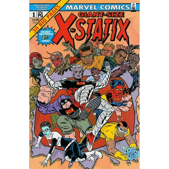 X-Statix #1 VF ; Marvel Comic Book