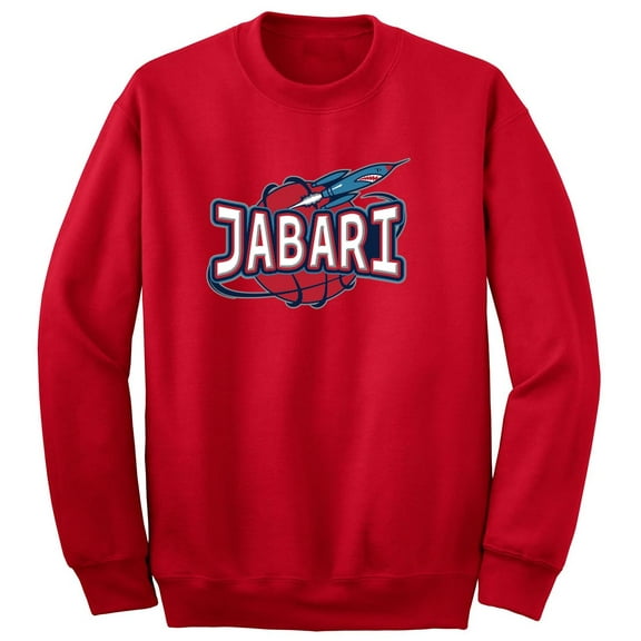 Rockets Jabari Smith Old School Logo Crew Neck Sweatshirt