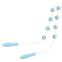 MUSEYA Handheld Back Massager Tool Blue Massage Roller Rope for 1Pcs