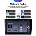 thumbnail image 3 of 4G+64G CarPlay Android 13 Radio de Coche 9 Pulgadas Universal 2 Din Reproductor Multimedia de Coche Estéreo GPS Wifi FM Bluetooth, 3 of 5