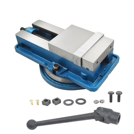 

findmall Precision Mill Vise Lengthen Anti-Jaw Lifting W/Swivel Base 6 x 7-1/2