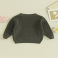 thumbnail image 2 of Baby  Neck Sweaters Long Sleeve Loose Knitted Pullovers, 2 of 7