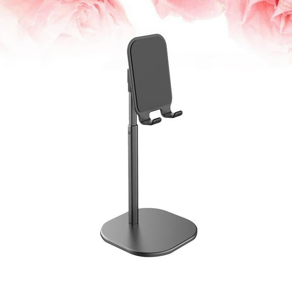 GOOHOCHY Adjustable Black Metal Desk Stand for Cell Phones and Tablets, Holder, 1 Piece