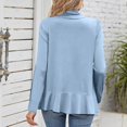 thumbnail image 5 of iHPH7 Cardigan Sweaters for Women Lightweight Thin Cardigans for Women Lightweight Open Front Cardigan for Women's Outerwear Long Sleeve Sweaters for Women Light Weight Cardigan Women Sky Blue XL, 5 of 7