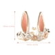 thumbnail image 3 of Anillo de banda abierta de conejo anillo animal anillo abierto joyas de joyería accesorio de moda, 3 of 5