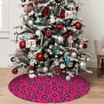 thumbnail image 5 of Sikiie Floral Colorful 30-48 inches {designName} Print Christmas Tree Skirt Snowman Xmas Tree Skirt with Edge Christmas Decorations for Holiday Party-30", 5 of 7