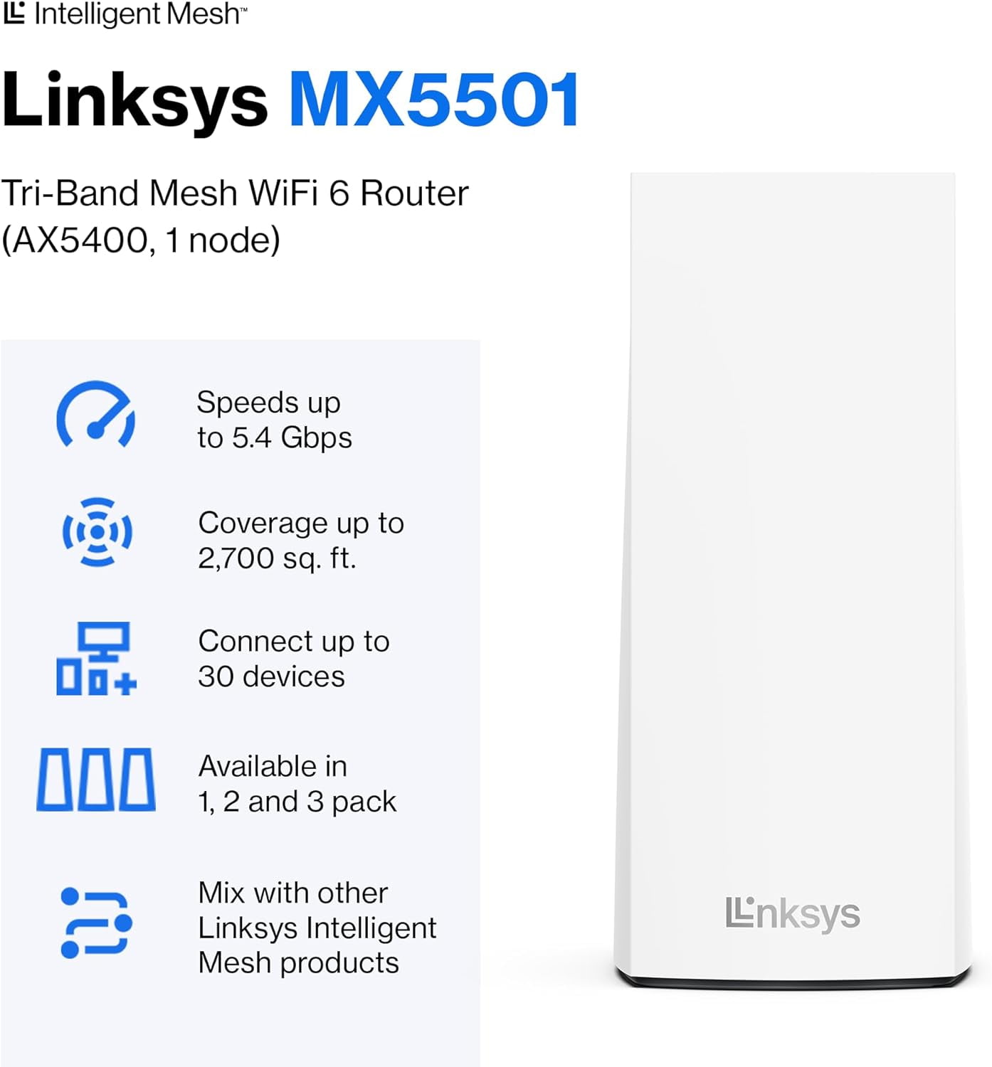在庫切れMX5500 Wi-Fiルーター Linksys ルーター・ネットワーク機器