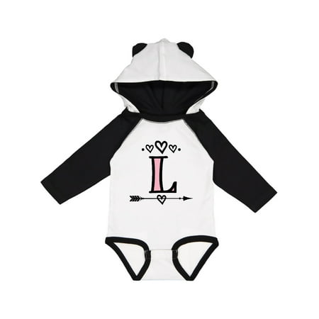 

Inktastic Letter L Monogram Tribal Arrow Gift Baby Girl Long Sleeve Bodysuit