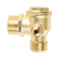thumbnail image 3 of Air Compressor Air Compressor Check Valve Connector Tool 20mm 10mm 19mm 3 Port About 90G Check Valve Male Threaded, 3 of 6