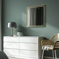 thumbnail image 6 of LuxenHome Gold Metal Frame 30.2-In Square Accent Wall Mirror, 6 of 10