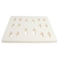 thumbnail image 4 of 4-Pack BBQ Grill Heat Shield Plate Tent Replacement Parts for Turbo pr5010 - Compatible Barbeque Ceramic Flame Tamer, Guard, Deflector, Flavorizer Bar, Vaporizer Bar, Burner Cover 8", 4 of 4