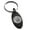 Black, variant on Stainless Steel All Seeing Eye Emblem Engraved Small Oval Charm Keychain Keyring