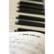 Livre de Musique Ouvert sur Piano Close Up Poster Print de John Short&44; 11 x 17 – image 1 sur 1