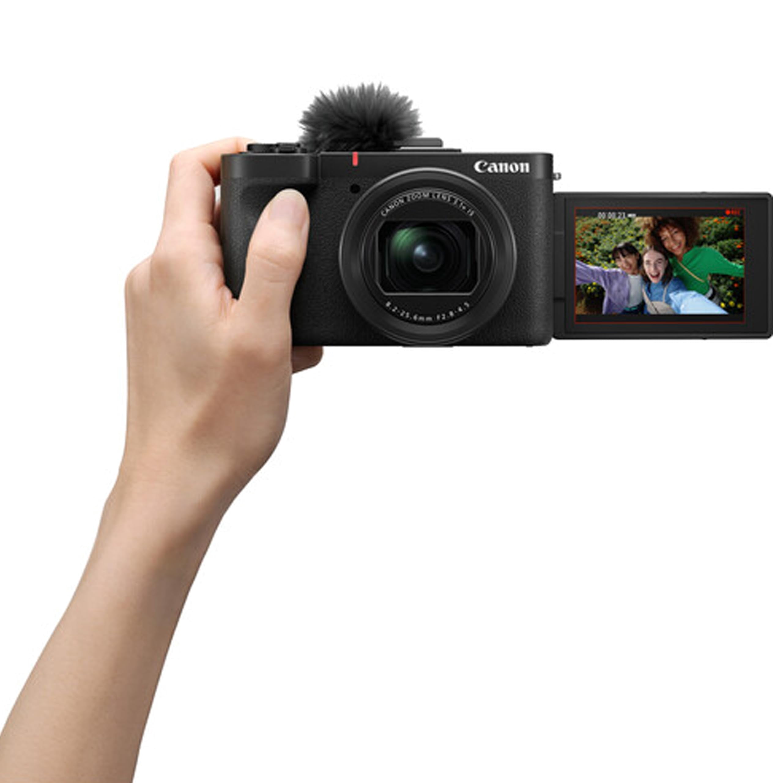 Canon PowerShot V1 Digital Camera + 64GB Memory + Stabilizing Grip