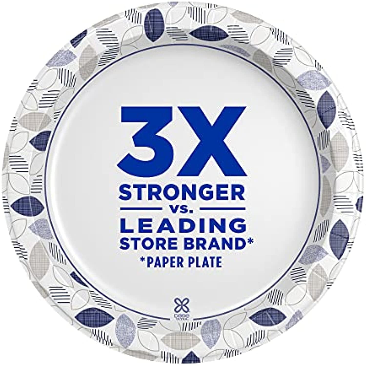 Dixie Ultra Paper Plates, 10 1/16 inch, Dinner Size Printed Disposable Plate, 172 Count (4 Packs of 43 Plates), Packaging and Design May Vary