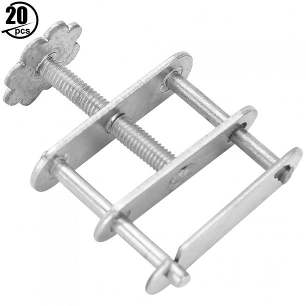 FLAMEEN 20pcs Iron Plated Water Stop Clamp Rubber Tube Spiral