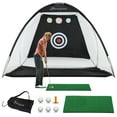 thumbnail image 1 of Soozier 10 x 6ft Golf Practice Net, Outdoor Multi-Target Golf Hitting Net, 1 of 8
