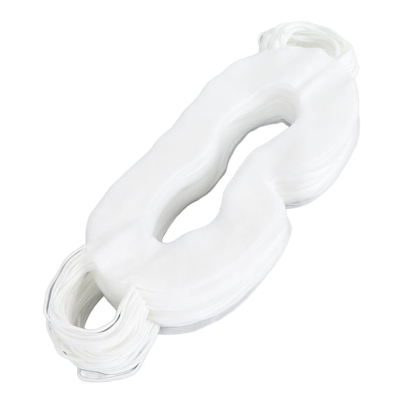 Yajisi 50pcs VR Sweat Cover Breathable Disposable Hygiene VR Eye Guard Mask with Lanyard White Non-Woven Fabric for Meta Quest 2 and Virtual Reality Headsets