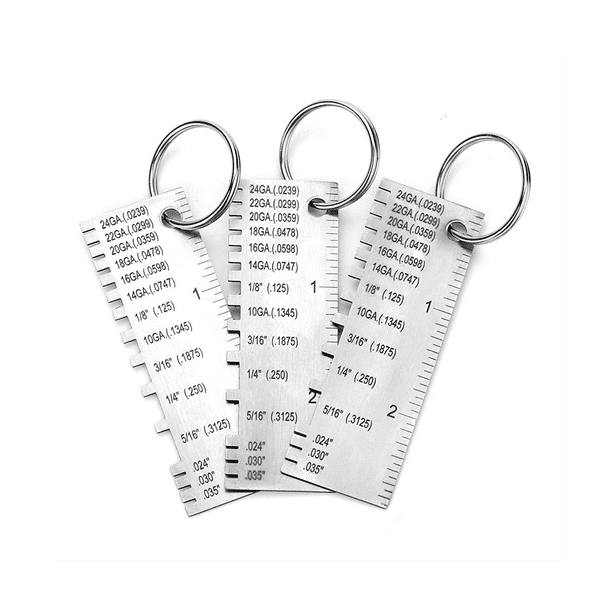 Metal Sheet Thickness Gauge, Stainless Steel Wire Gauge Size Inspection