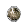 thumbnail image 1 of Green Forestry Science Nature Scenery Hand Compact Mirror Round Portable Pocket Glass, 1 of 3