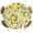 Yellow, variant on Round Table Cover 55-60 Inch Yellow Lemons Waterproof Reusable Table Cloth Round Fitted Vinyl Tablecloth with Elastic Edged for Parties Outdoors, Summer Botanical Checkered Pastoral