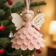 thumbnail image 3 of DIY Crochet Angel Ornament Kit, Crochet Craft Kit with Yarn, Perfect for Christmas Holiday Decor for Beginners, Easy Starter Craft to Create Your Own Hanging Ornaments Decor, 3 of 9