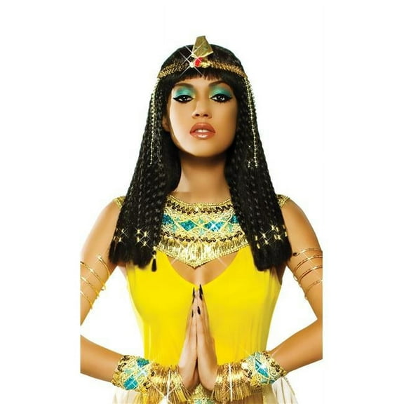 Costume Culture by Franco 31000 Goddess Cleopatra Wig, Black