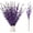 Purple, variant on 5 Pcs 29" Artificial Flowers Bouquet,Happon Long Stem Artificial Jasmine Flowers,Fake Flower Bouquet Faux Jasmine Plants Vase Filler for Hotel Home Office Kitchen Bedroom Wedding Party DIY Decor