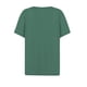 thumbnail image 4 of Camiseta de Mujer Camiseta Estampado Botón Manga Corta Diario Fin de Semana Moda Básica Cuello en V Regular Top Verde Oscuro/L, 4 of 7