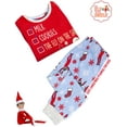 thumbnail image 2 of The Elf On The Shelf Unisex Kids Red Long Sleeve Long Leg Pyjama Set, 2 of 7