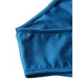 thumbnail image 3 of ZAXARRA Femmes?S Couleur Unie Lacets Exposés Nombril Croix Licol Camisole, 3 of 9