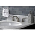 thumbnail image 3 of Kingston Brass KB968RXL Restoration Widespread Bathroom Faucet with Pop-Up Drain, Brushed Nickel, 3 of 5