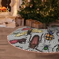 thumbnail image 5 of Sikiie Bright Insects Nativity Christmas Tree Skirt, Jesus Christian Winter Holiday Tree Mat Decoration(30-48IN), 5 of 6