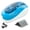Blue, variant on Electric punch tool with 2,000 staples and a stapler remover, capable of handling 25 sheets of paper. Equipped with an AC power adapter or battery-powered functionality, but no battery included.