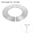thumbnail image 2 of Uxcell 16.4 Feet Flat Aluminum Wire 18 Gauge Bendable Anodized Aluminum Wire Silver Tone, 2 of 6