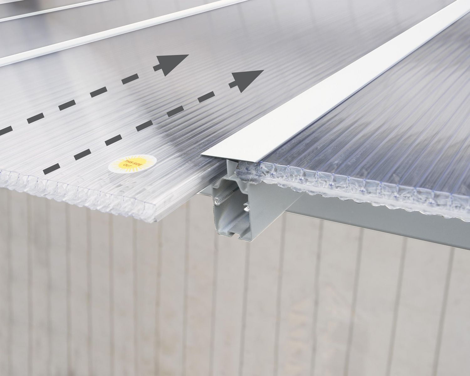 CANOPIA by PALRAM Housse de patio en aluminium Olympia, 10 pi x 10 pi, blanc