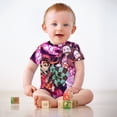 thumbnail image 2 of Demon Slayer Baby Romper Short Sleeve Bodysuits Soft Rompers Summer Clothes One-Piece Jumpsuits Outfits 12-18M, 2 of 7