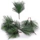thumbnail image 1 of Ramas artificiales de agujas de pino verde para decoraciones navideñas, 20 piezas, 1 of 4