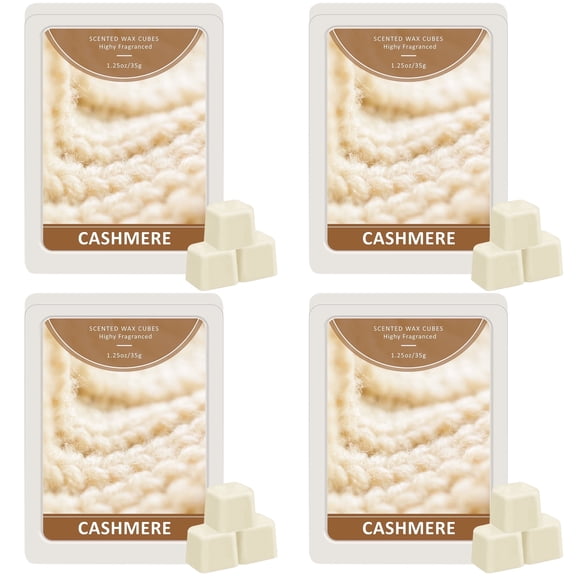 LA BELLEFÉE Scented Wax Melts, 4 Pack Wax Cubes, Cashmere
