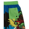 thumbnail image 3 of Teenage Mutant Ninja Turtles Boys Rash Guard and Swim Trunks Swim Set, 2-Piece, Sizes 4-12, 3 of 4