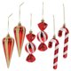 thumbnail image 1 of 6 adornos colgantes de bastón de caramelo navideño para árbol de Navidad., 1 of 7