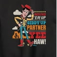 thumbnail image 3 of Toy Story 4 - Woody Giddy Up Partner - Toddler & Youth Crewneck Fleece Sweatshirt, 3 of 5
